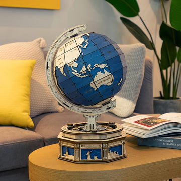 3D Globe Wooden Puzzle - vistoys