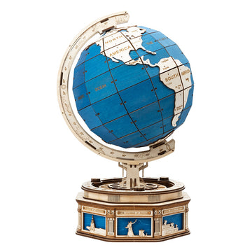 3D Globe Wooden Puzzle - vistoys