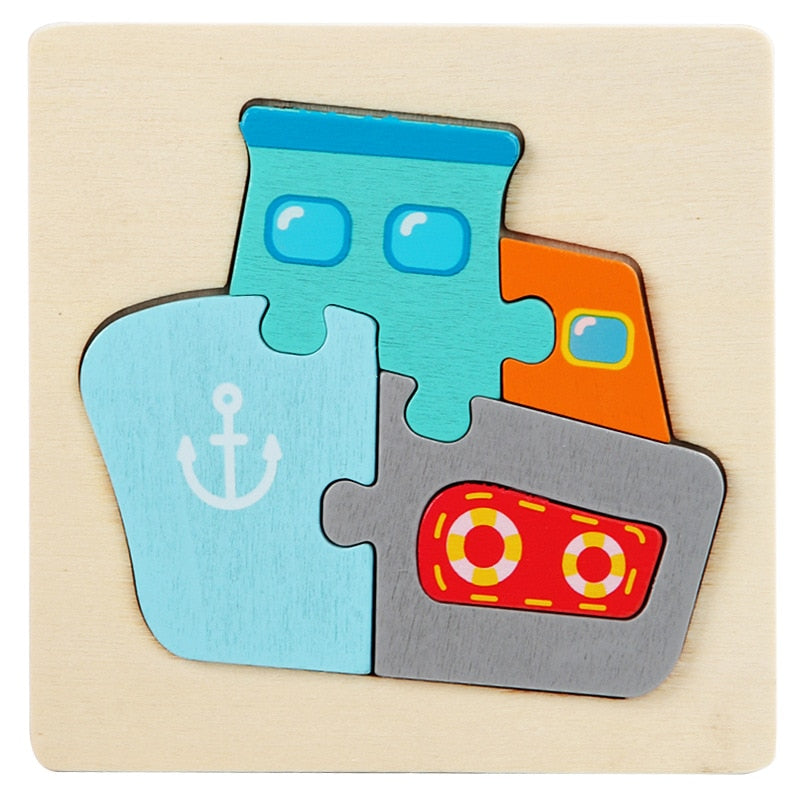 3D Puzzle Cartoon Puzzle - vistoys