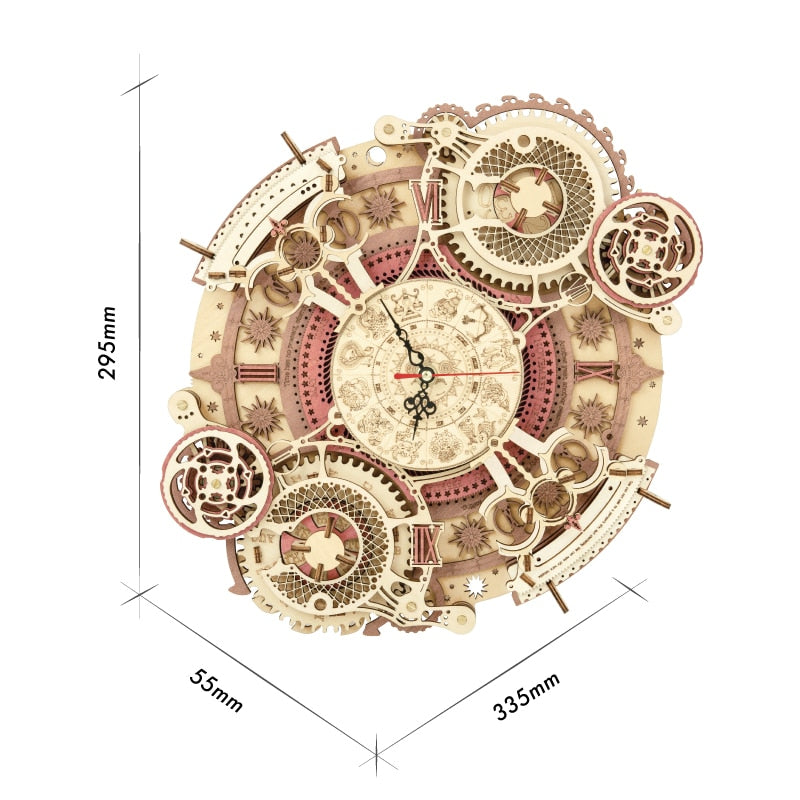 Zodiac Wall 3D Clock - vistoys