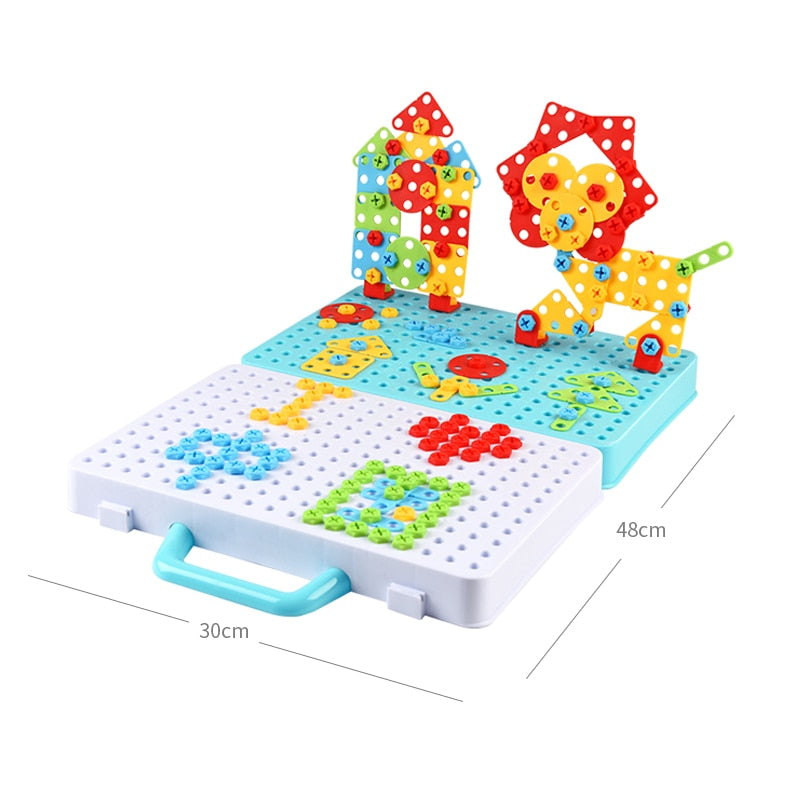Kids Drill Screw Nut Puzzles - vistoys