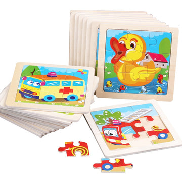 Animal Traffic Tangram Puzzle - vistoys