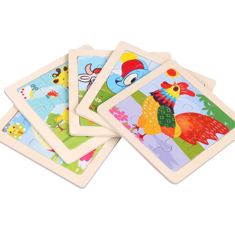 Animal Traffic Tangram Puzzle - vistoys