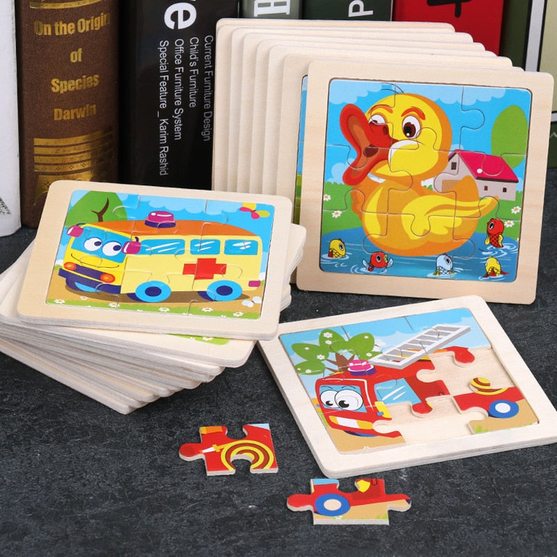 Animal Traffic Tangram Puzzle - vistoys