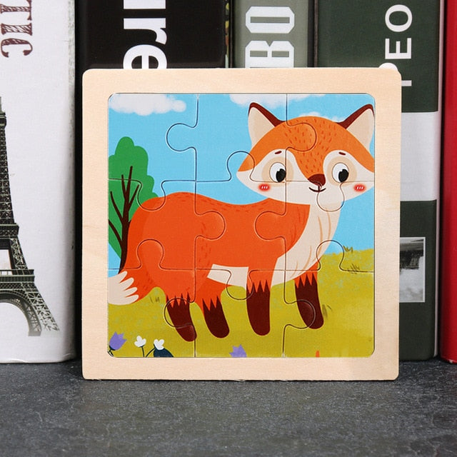 Animal Traffic Tangram Puzzle - vistoys