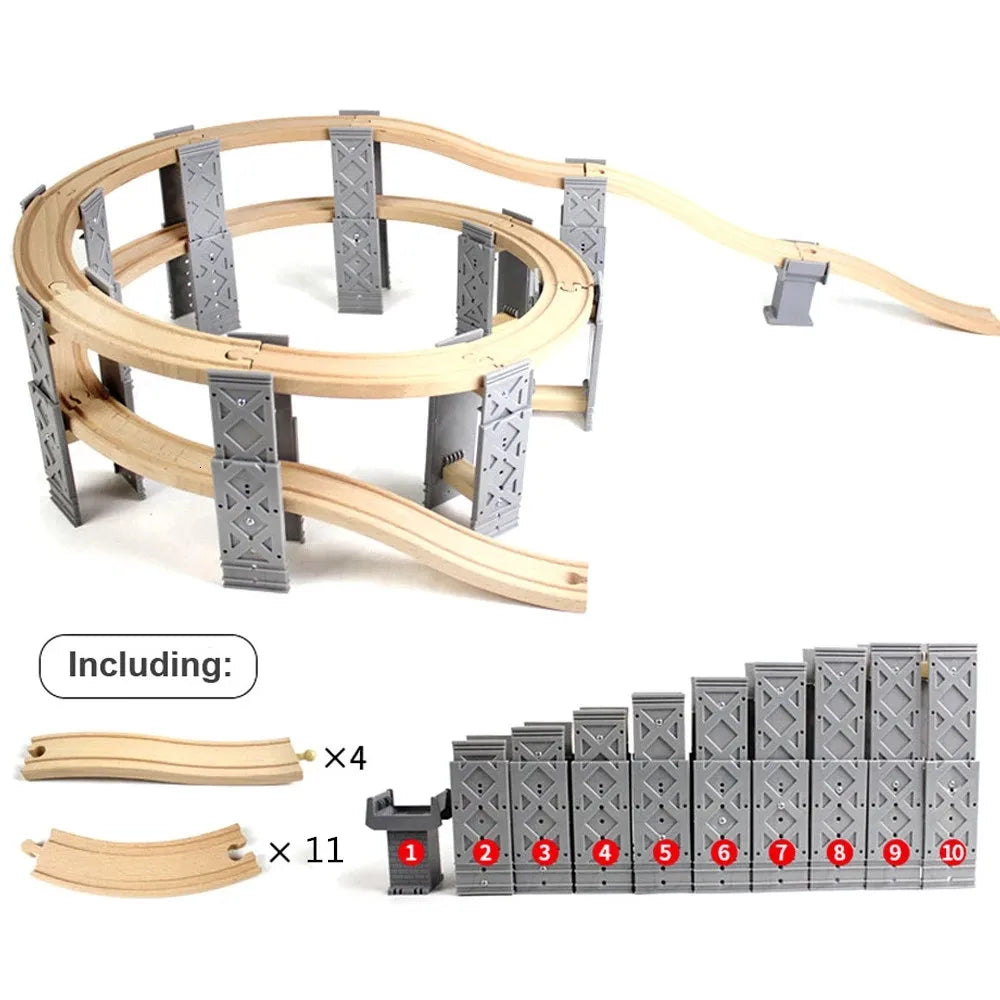 Voies ferrées en bois