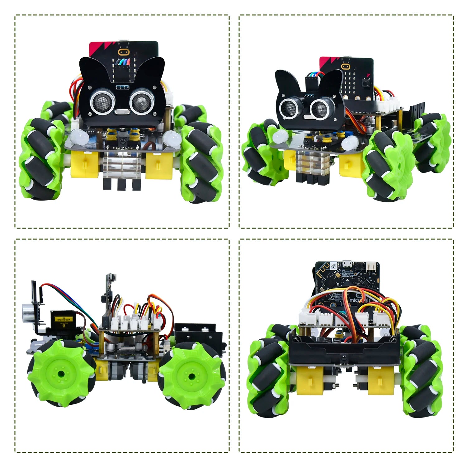 Smart Robot Car+18 Projects For BBC Micro:bit Robot Car Python Kit STE