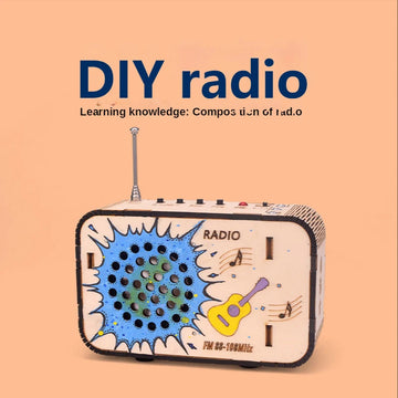 DIY Radio Model Science and Technology Invention Hand-made Self-made Assembly Materials Handmade Toys Physics