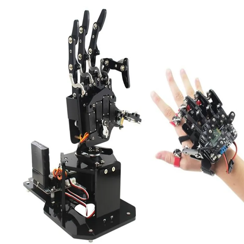 STEM For Arduino Stm32 Bionic Robot Palm Hand Manipulator Open Source Five-Hand Educational Kit with Ps2/Somatosensory Gloves