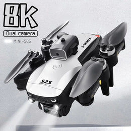 S2S Mini Drone 4k 8K HD Camera Obstacle Avoidance Aerial Photography Brushless Motor Foldable Rc Quadcopter Kid Toy