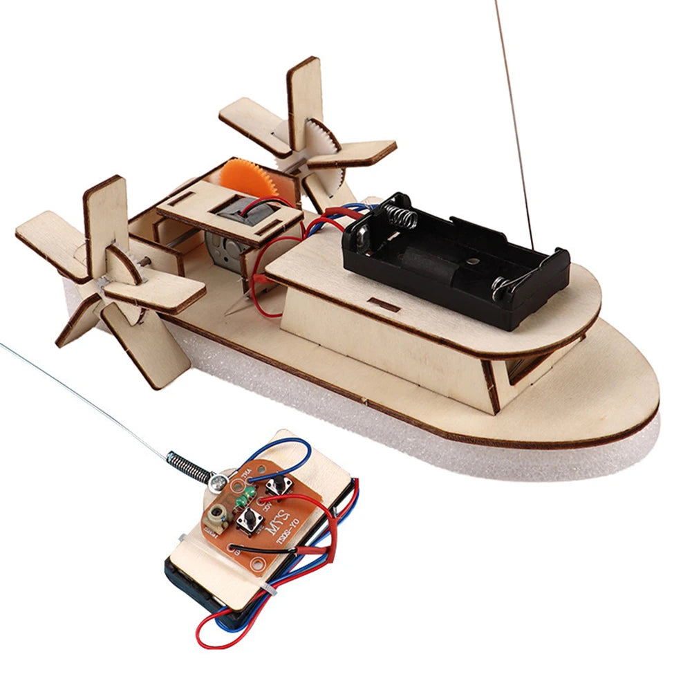 DIY Science Toys Children Educational STEM Projects Kits 3D Assemble Car Boat Model Wood Puzzle Toy Scientific Experiment Kit