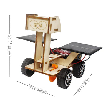 Solar Lunar Exploration Vehicle Children's DIY Hand-assembled Model Pediatric Science and Technology Small Production