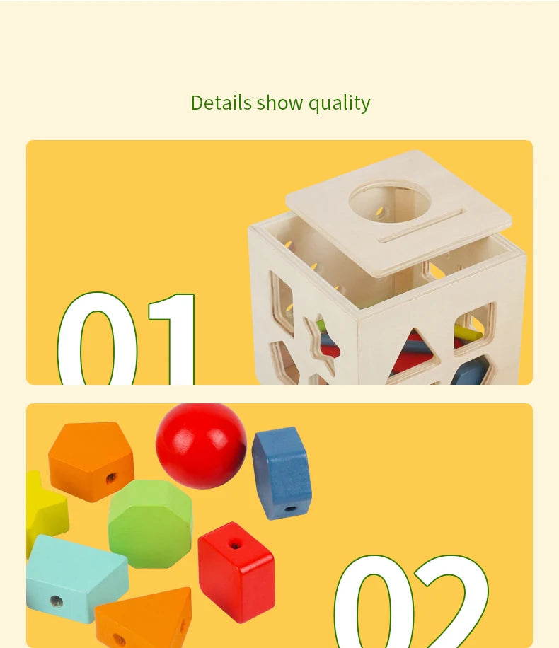 Baby Montessori Educational Math Toy Wooden Mini Circles Bead Wire Maze Roller Coaster Abacus Puzzle Toys For Kids Boy Girl Gift