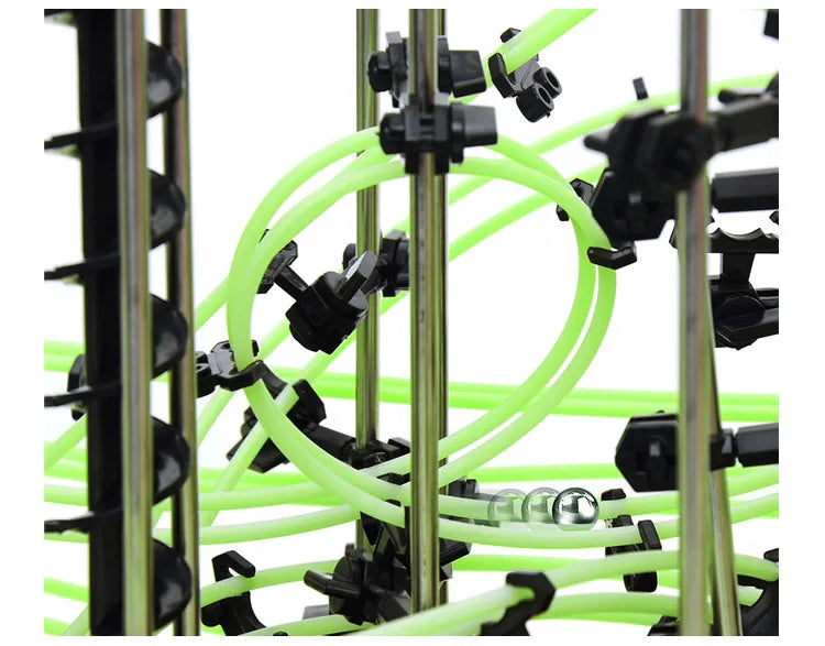 Marble Run Maze Racetrack Games Luminous Spacerail Roller Coaster Leve