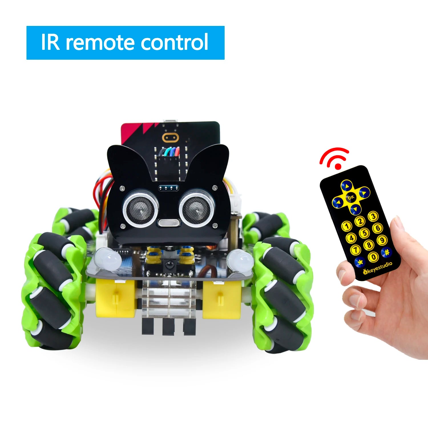 Smart Robot Car+18 Projects For BBC Micro:bit Robot Car Python Kit STE