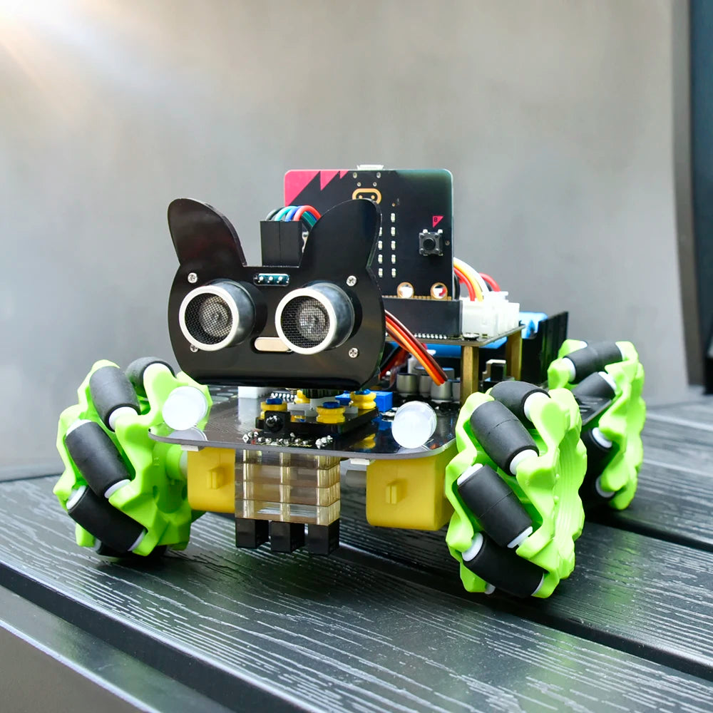 Smart Robot Car+18 Projects For BBC Micro:bit Robot Car Python Kit STE