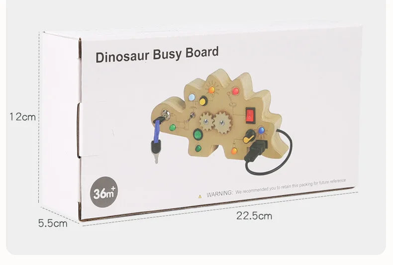 Montessori Busy Board Circuit LED Light Socket ON/OFF Baby Early Hand Fine Cognitive Education Teaching Aids Toy Gifts Busyboard