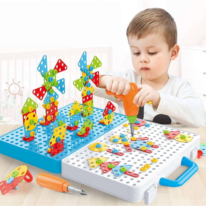 Kids Drill Screw Nut Puzzles - vistoys 