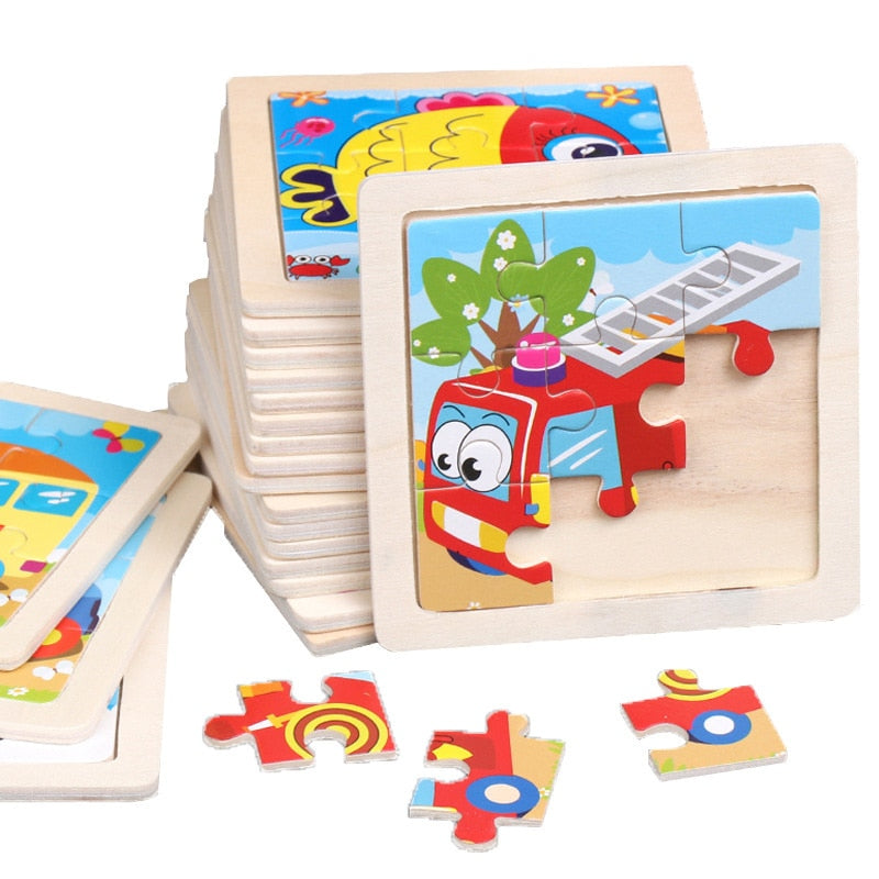 Animal Traffic Tangram Puzzle - vistoys 