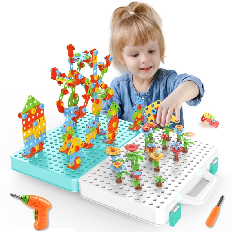 Kids Drill Screw Nut Puzzles - vistoys 