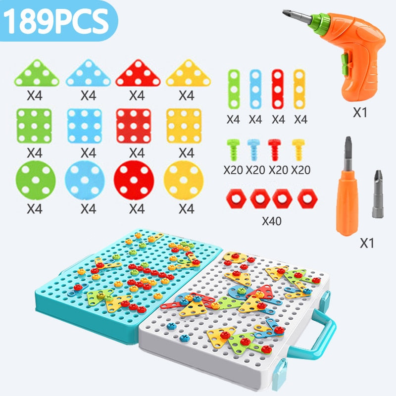 Kids Drill Screw Nut Puzzles - vistoys 