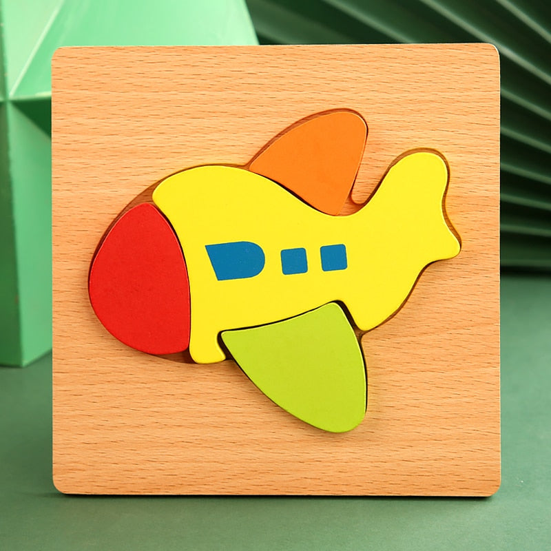 Wooden Toddler Puzzles - vistoys 